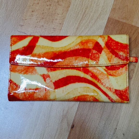 Lodis Handbags - Lodi wallet slots 7x4 red/yellow and orange waller